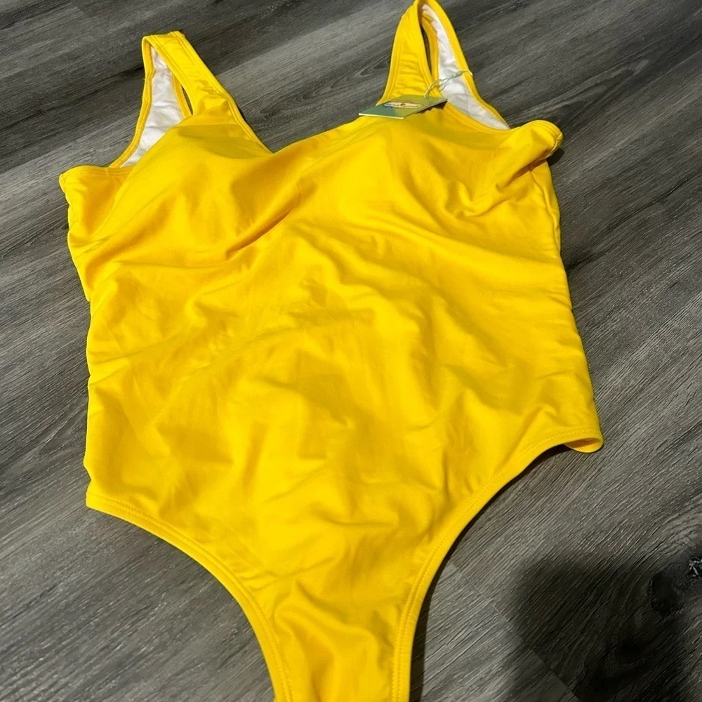 Fila Yellow Women's One‎ Piece Swimsuit